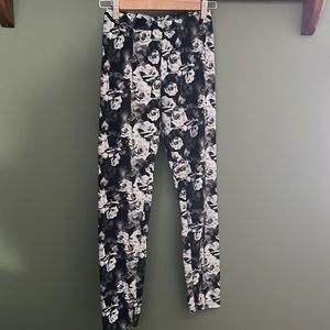Rose pattern, leggings leggings